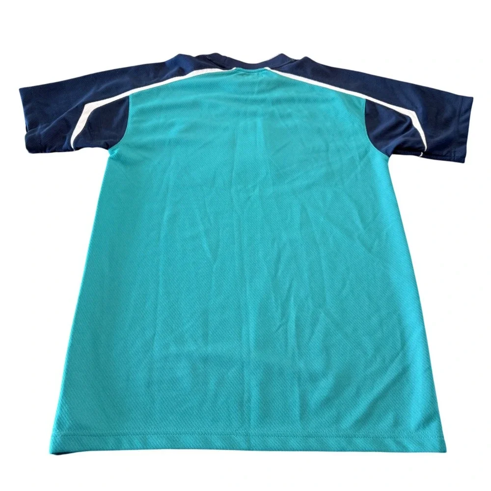 Nike Seattle Mariners MLB Jersey Shirt‎ Youth Large Teal Navy Blue White Y2K